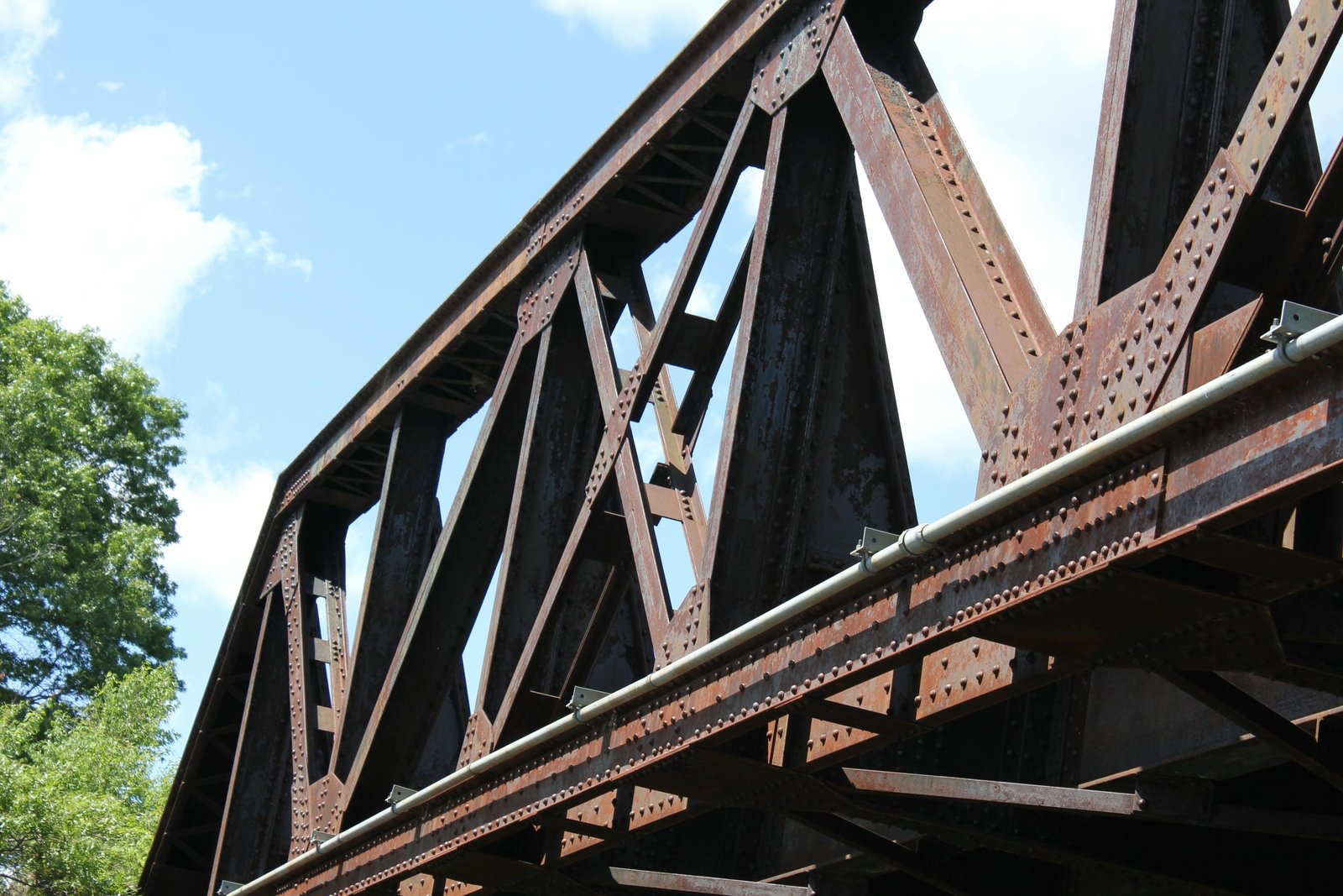 Truss details, south track